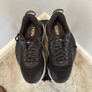 Hoka One One Women's Bondi 7  Running Shoes Size 8 Black/White 1110519 BWH